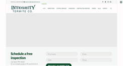 Desktop Screenshot of integritytermite.com