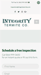 Mobile Screenshot of integritytermite.com